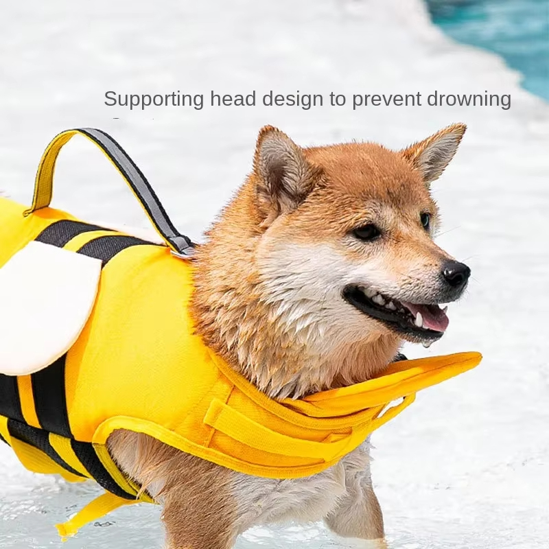Dog Life Jacket - Schwimmweste für Hunde im Bienen-Design, Auftriebsweste