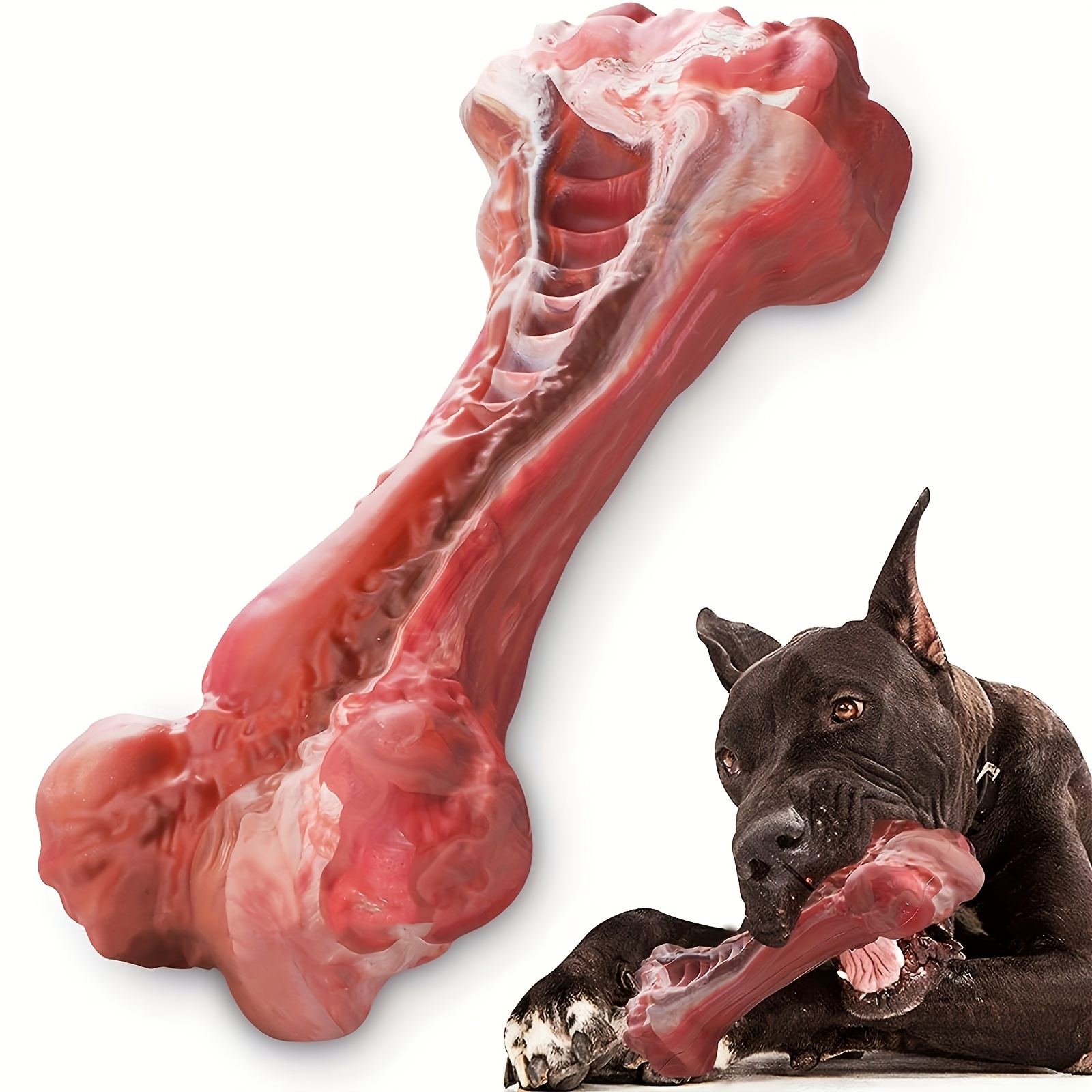 Dog Muzzle Silicone - Silikon-Hundespielzeug, Naturkautschuk Ungiftig, Geeignet für Stark