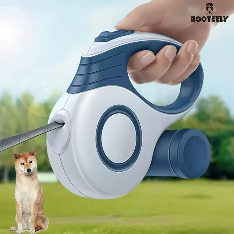 Retractable Dog Leash - Booteely Automatische einziehbare Hundeleine, ausziehbares Seil