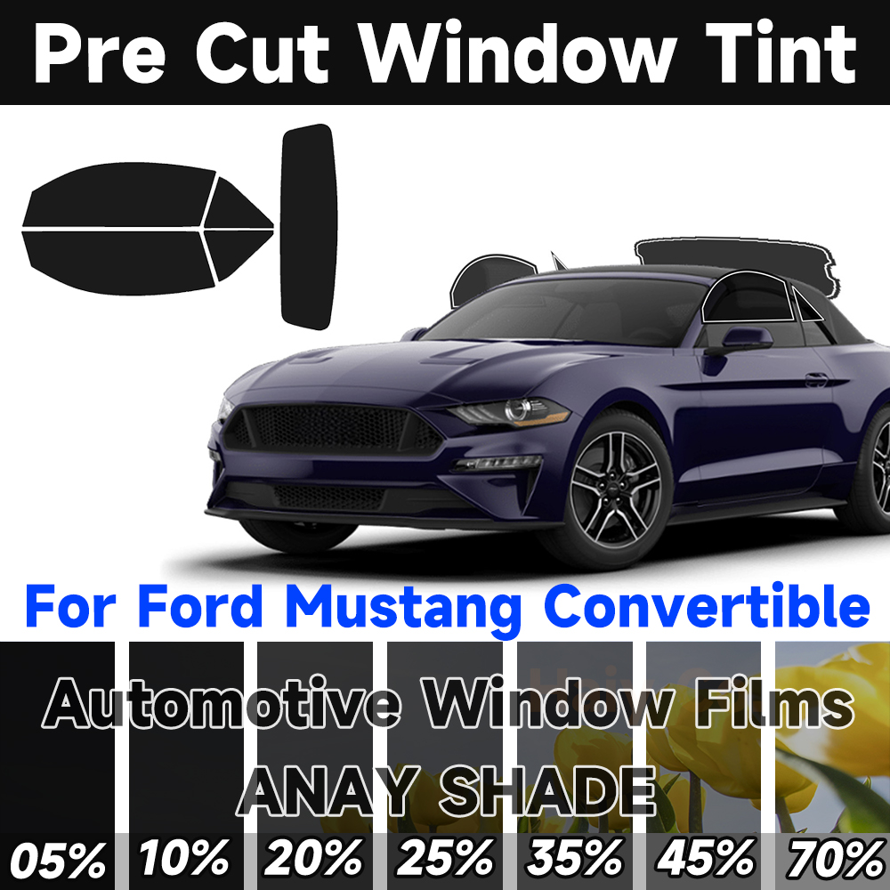 Pet Supplies Delivery - Vorgeschnittene Fenstertönung für Ford Mustang Cabrio