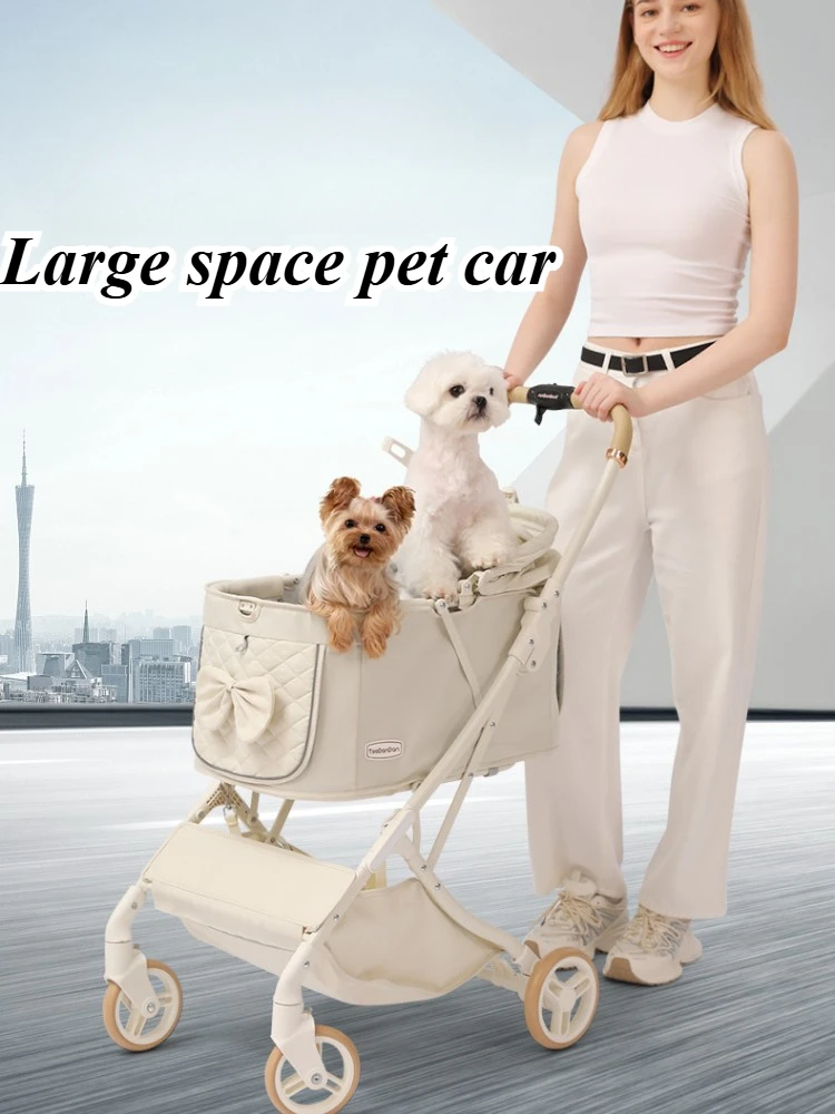 Pet Supplies Delivery - Outdoor-Welpen-Kinderwagen für Katzen und Hunde, atmungsaktiv,