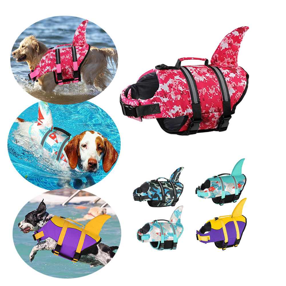 Dog Life Jacket - Hund Schwimmweste Hai Ripstop Hund Schwimmwesten