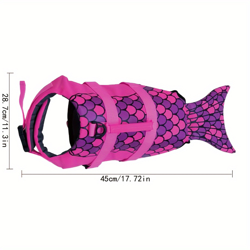 Hai-/Meerjungfrauen-Hundeschwi – Dog Life Jacket Bewertung und Preis