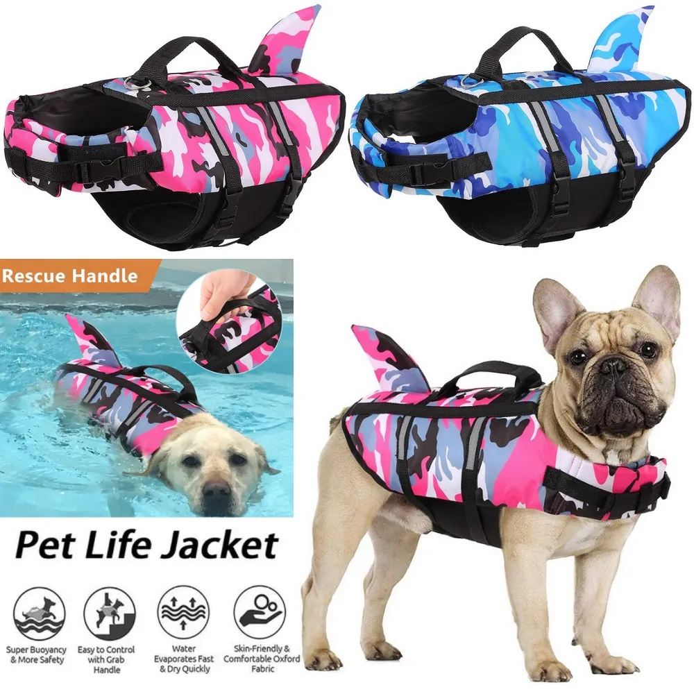 Tarnmuster Hai-Hundeweste Somm – Dog Life Jacket Bewertung und Preis