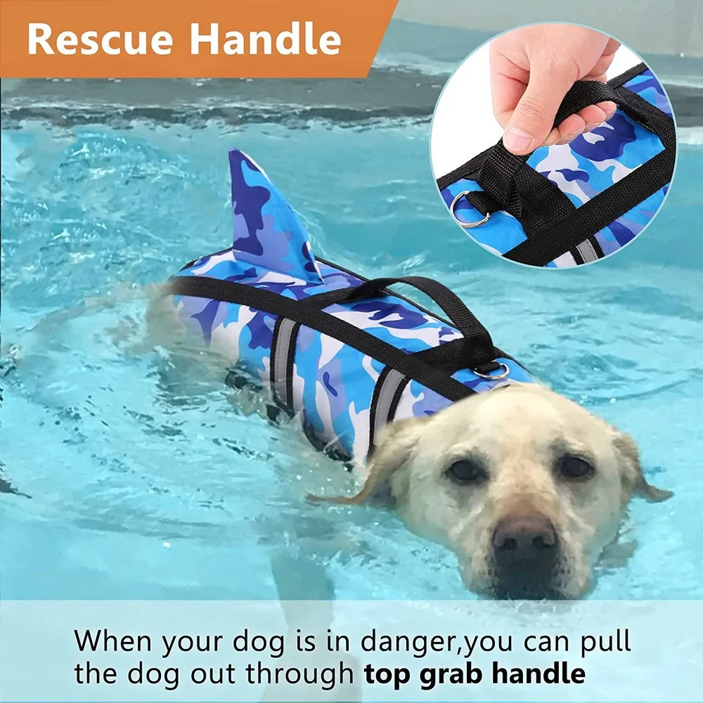 Tarnmuster Hai-Hundeweste Somm – Dog Life Jacket Bewertung und Preis