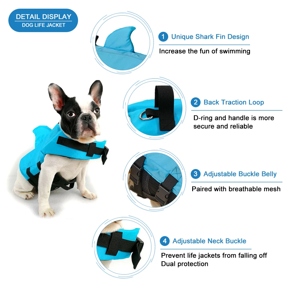 2026 Haifischflossen-Hundeschw – Dog Life Jacket Bewertung und Preis