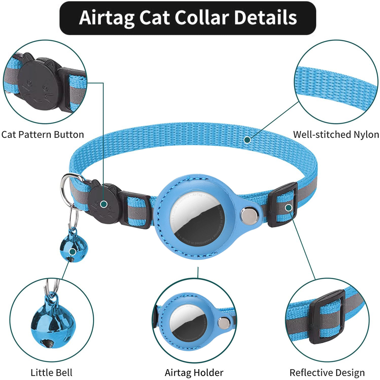 Airtag-Halsband für Katzen mit – Pet Supplies Locations Bewertung und Preis