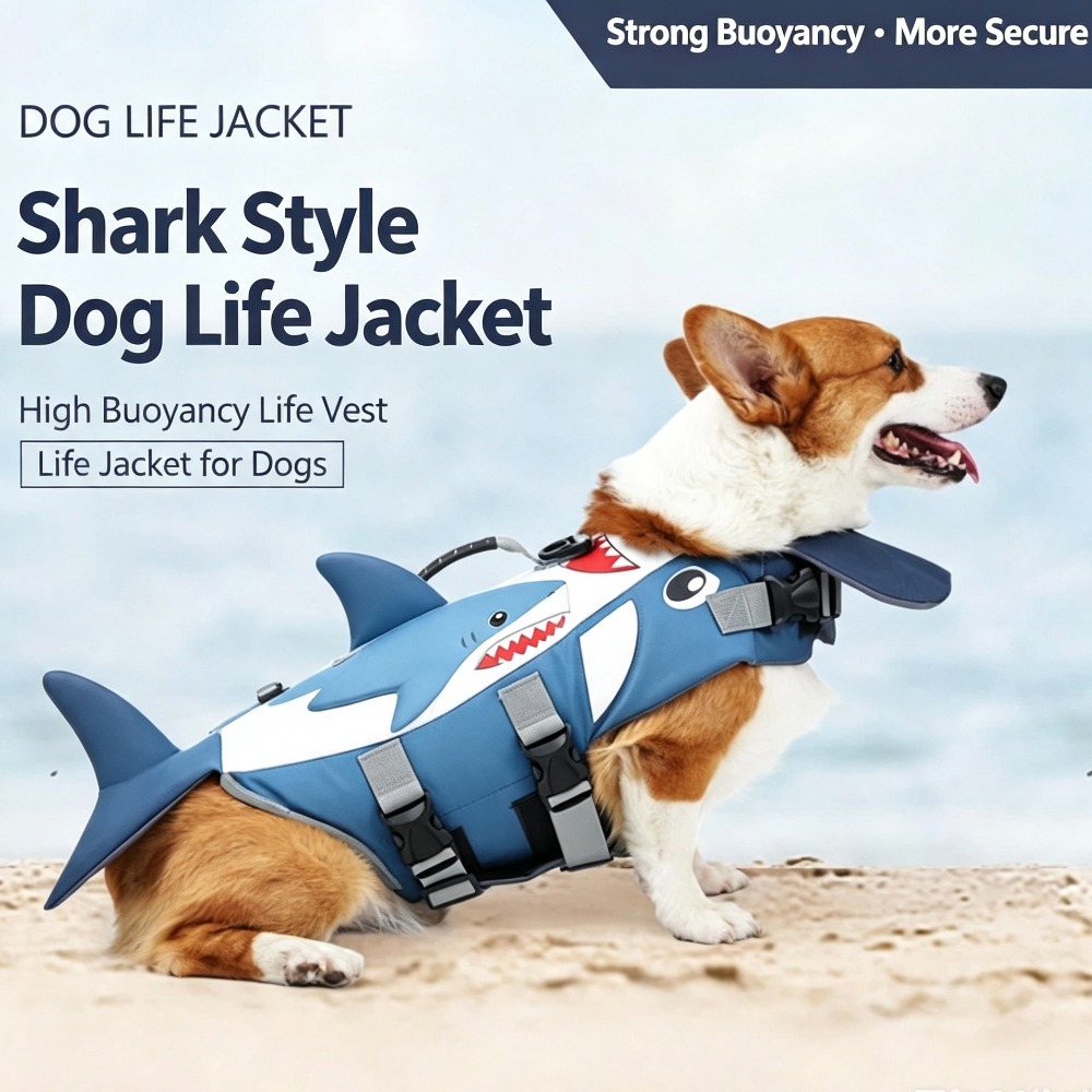 Hundeschwimmweste Größe M mit  – Dog Life Jacket Bewertung und Preis