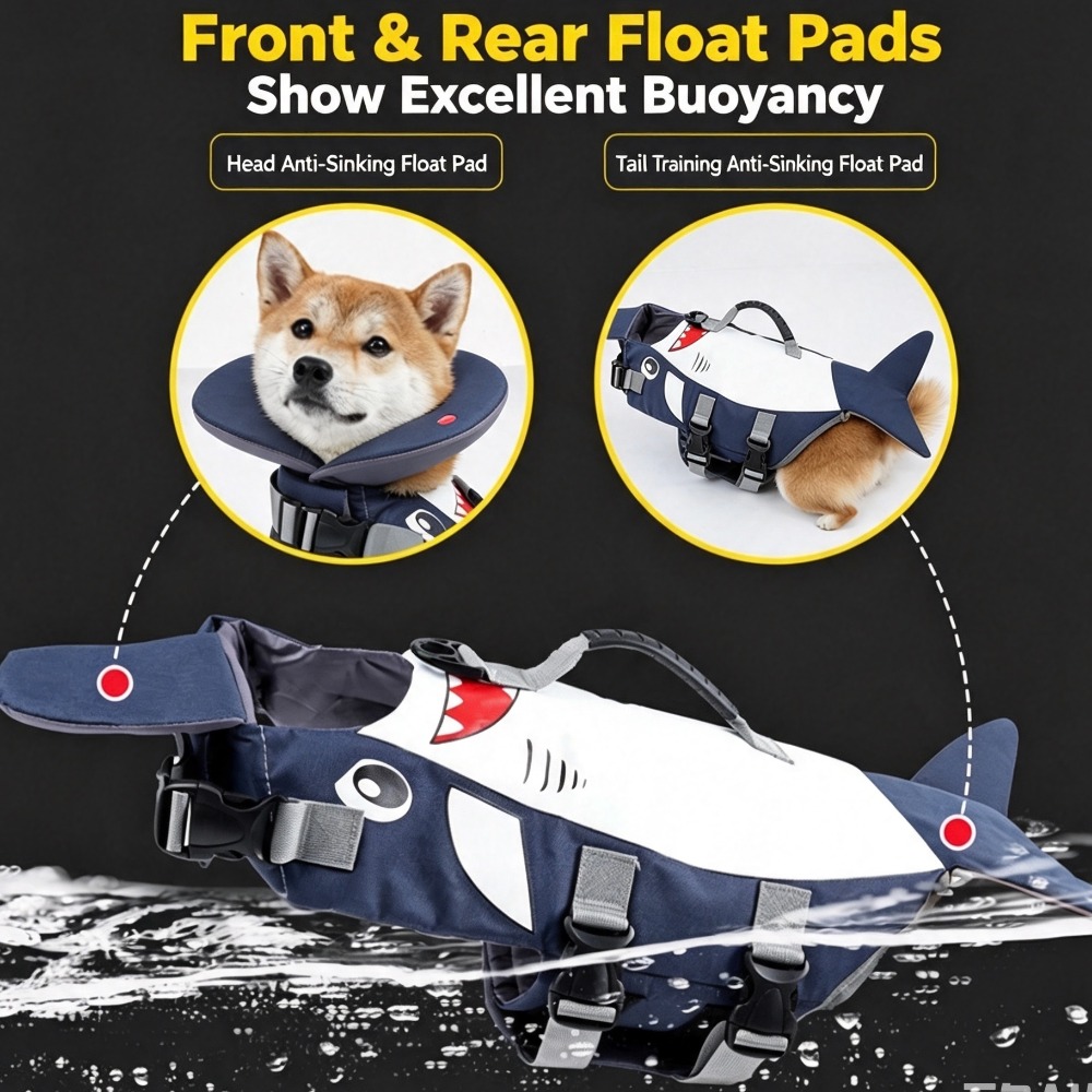 Hundeschwimmweste Größe M mit  – Dog Life Jacket Bewertung und Preis