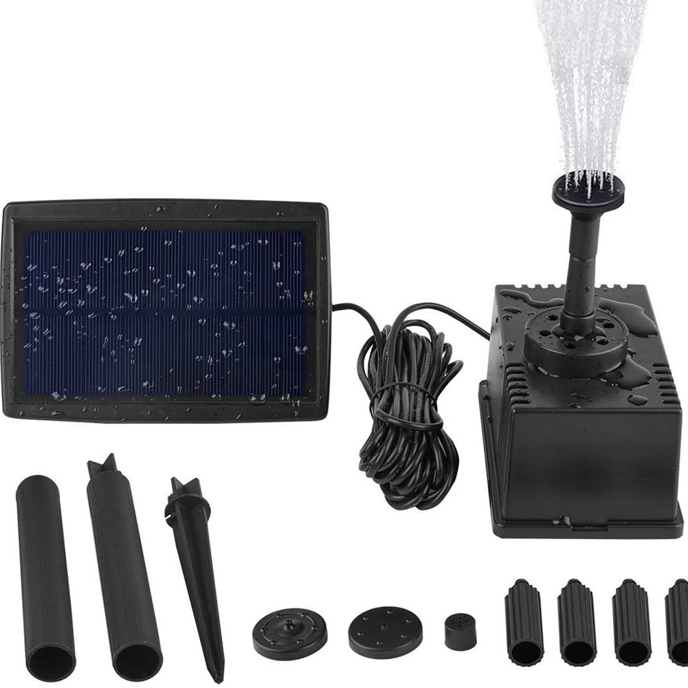 1,5 W 7 V Solar Brunnen Pumpe  – Fish Tank Filter Pump Bewertung und Preis